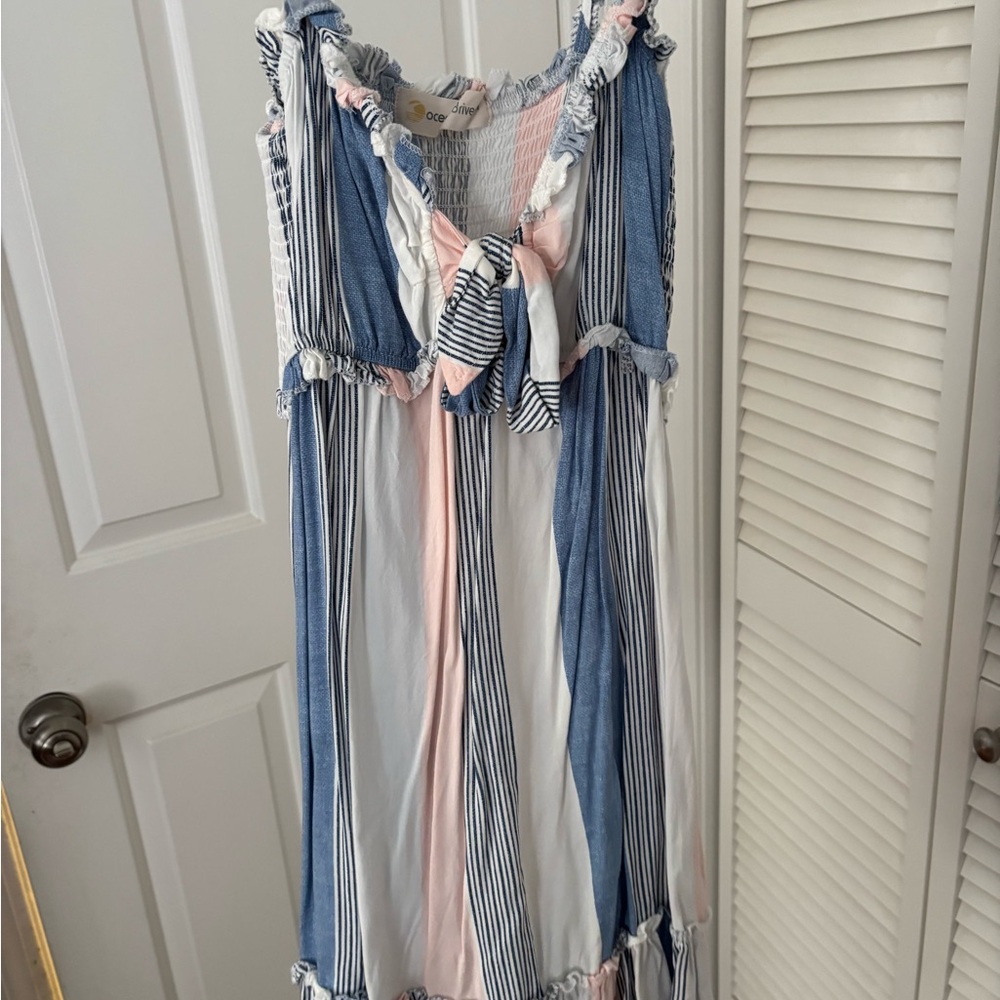 Ocean Drive Multicolor Striped Dress
